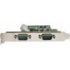 StarTech.com 2-Port PCI Express Serial Card with 16C1050 UART – RS232 Low Profile Serial Card – PCI Serial Card, TAA (PEX2S1050)