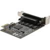 StarTech.com 4 Port RS232 PCI Express Serial Card with Breakout Cable, PCIe Serial Adapter Card – Replaced by PEX4S953LP(Adapter Card)