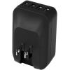 StarTech.com 4-Port Travel USB Wall Charger – 34W/6.8A International Travel Adapter – Portable USB Charging Station (USB4PACBK), Black(Black)