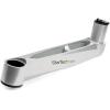 StarTech.com Desk Mount Monitor Arm, for UHD, iMac and Apple Thunderbolt Displays up to 49″ (30.9lb/14kg), Articulating Height Adjustable Single Monitor Pole Mount, Clamp or Grommet Base, TAA(Quad)