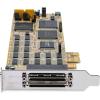 StarTech.com PCI Express Serial Card – 16 DB9 RS232 Ports – Low + Full Profile – Multiport Serial Adapter – PCIe Serial Card , TAA (PEX16S550LP)