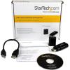 StarTech.com USB Sound Card – 3.5mm Audio Adapter – External Sound Card – Black – External Sound Card, TAA (ICUSBAUDIOB)