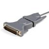 StarTech.com USB to Serial Adapter – 3 ft / 1m – with DB9 to DB25 Pin Adapter – Prolific PL-2303 – USB to RS232 Adapter Cable