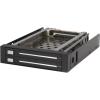 StarTech.com 2 Drive 2.5in Trayless Hot Swap SATA Mobile Rack Backplane – Dual Drive SATA Mobile Rack Enclosure for 3.5 HDD (HSB220SAT25B),Black
