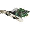 StarTech.com 2-Port PCI Express Serial Card with 16C1050 UART – RS232 Low Profile Serial Card – PCI Serial Card, TAA (PEX2S1050)