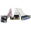 StarTech.com 2S1P PCI Express Serial Parallel Combo Card with Breakout Cable – PCIe Serial Parallel Card (PEX2S1P553B)(Mini PCI Express)