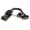 StarTech.com 2S1P PCI Express Serial Parallel Combo Card with Breakout Cable – PCIe Serial Parallel Card (PEX2S1P553B)(PCI Express w Breakout Cable)