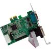 StarTech.com 2S1P Native PCI Express Parallel Serial Combo Card with 16550 UART – PCIe 2x Serial 1x Parallel RS232 Adapter Card , TAA (PEX2S5531P)