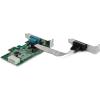 StarTech.com 2-port PCI Express RS232 Serial Adapter Card – PCIe RS232 Serial Host Controller Card – PCIe to Serial DB9 – 16950 UART – Low Profile Expansion Card – Windows & Linux , TAA (PEX2S953LP)(Full Profile with LP Bracket)