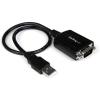 StarTech.com 1 ft. USB to RS232 Serial DB9 Adapter Cable with COM Port Retention – Up to 920 kpbs USB A to DB9 Serial Adapter , TAA (ICUSB232PRO)
