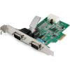 StarTech.com 2-port PCI Express RS232 Serial Adapter Card – PCIe RS232 Serial Host Controller Card – PCIe to Serial DB9 – 16950 UART – Low Profile Expansion Card – Windows & Linux , TAA (PEX2S953LP)(Full Profile)