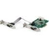 StarTech.com 2-port PCI Express RS232 Serial Adapter Card – PCIe RS232 Serial Host Controller Card – PCIe to Serial DB9 – 16950 UART – Low Profile Expansion Card – Windows & Linux , TAA (PEX2S953LP)(Full Profile with LP Bracket)