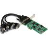 StarTech.com 4 Port PCI Express PCIe Serial Combo Card with Breakout Cable – 2 x RS232 2 x RS422 / RS485 – Dual Profile , TAA (PEX4S232485)