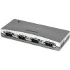 StarTech.com 4 Port USB to Serial RS232 Adapter – DB9M – RS232 Extension – Serial to USB, TAA (ICUSB2324)