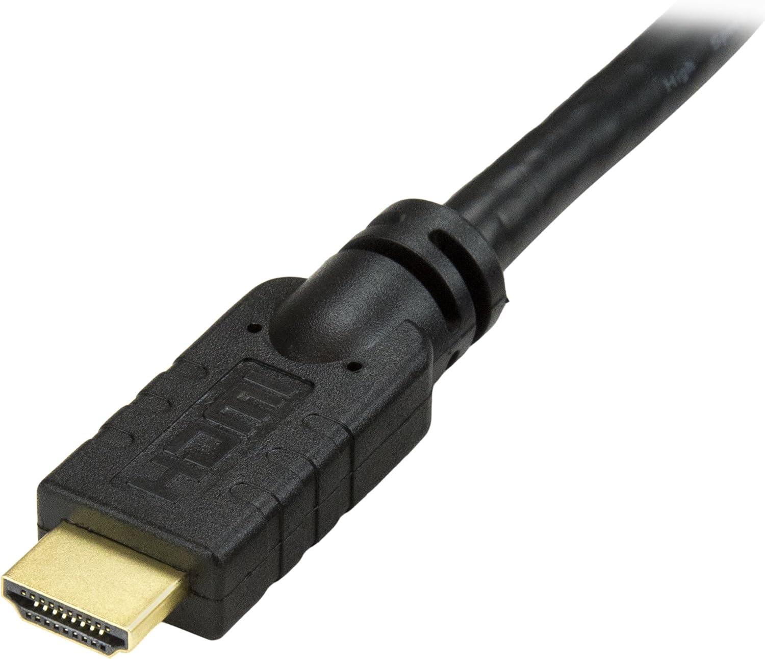 imageStarTechcom 10ft HDMI Cable  4K High Speed HDMI Cable with Ethernet  4K 30Hz UHD HDMI Cord  102 Gbps Bandwidth  HDMI 14 Video  Display Cable MM 28AWG  HDCP 14  Black HDMIMM10HS20 ft