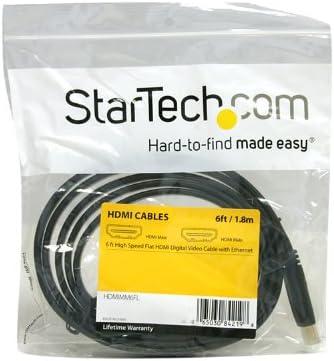 imageStarTechcom 10ft HDMI Cable  4K High Speed HDMI Cable with Ethernet  4K 30Hz UHD HDMI Cord  102 Gbps Bandwidth  HDMI 14 Video  Display Cable MM 28AWG  HDCP 14  Black HDMIMM10HS6 ft