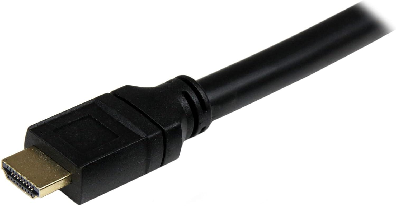 imageStarTechcom 25ft Plenum Rated HDMI Cable 4K High Speed Long HDMI Cord wEthernet 4K30Hz UHD 102 Gbps HDCP 14 in Wall Plenum HDMI 14 Display Cable HDMI to HDMI Computer to TV Cable HDPMM2550 ft  15m