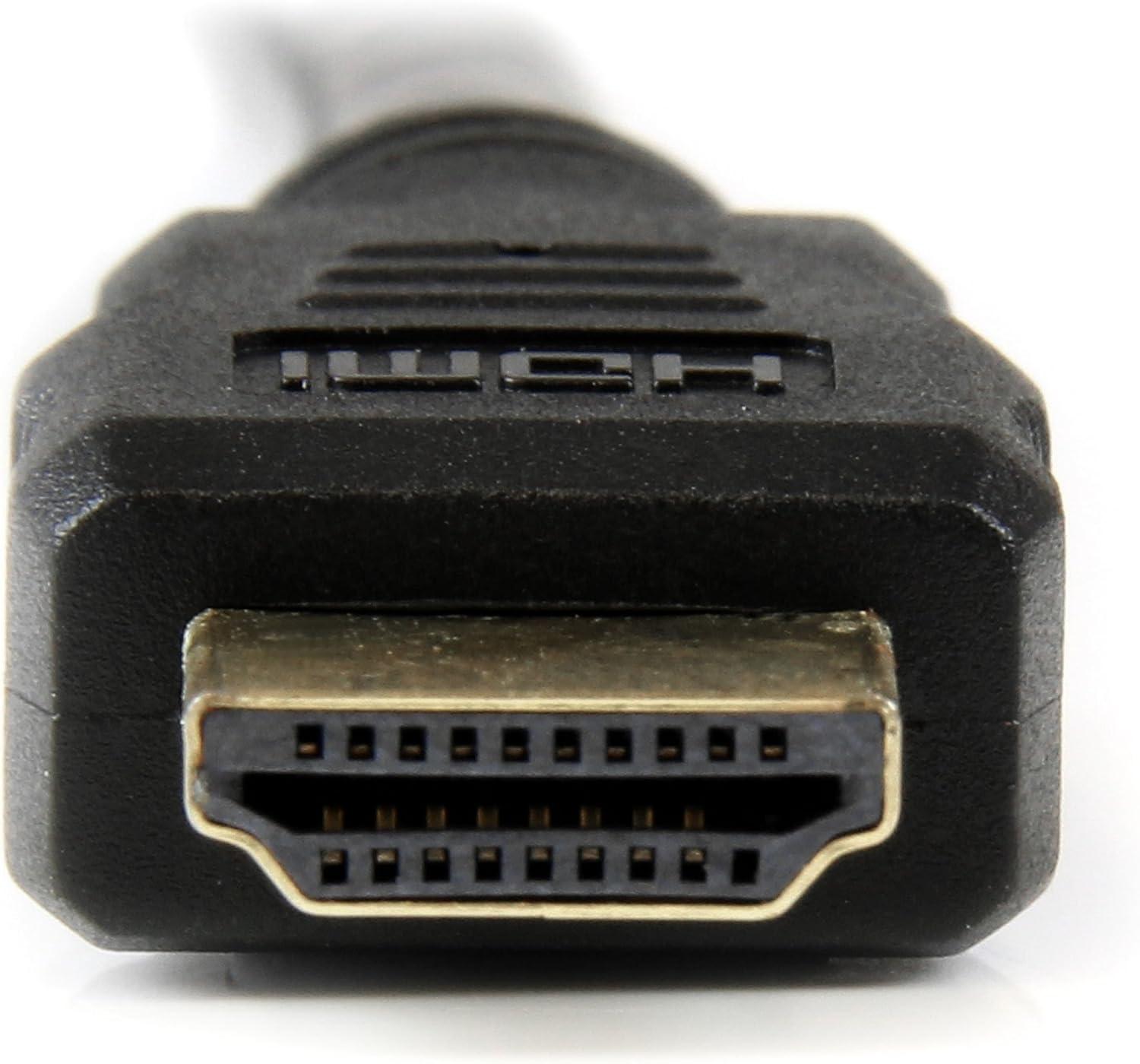 imageStarTechcom 3 ft HDMI to DVID Cable HDMI to DVI Adapter Converter Cable 1x DVID Male 1x HDMI Male Black 3 feet HDDVIMM330 ft 9 m