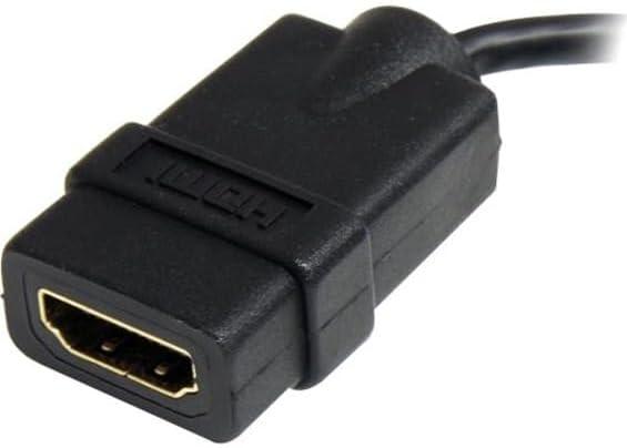 imageStarTechcom 3m Micro HDMI to HDMI Cable with Ethernet  4K 30Hz Video  Durable High Speed Micro HDMI TypeD to HDMI 14 Adapter CableConverter Cord  UHD HDMI MonitorsTVsDisplays  MM HDADMM3MHDMI to Micro HDMI