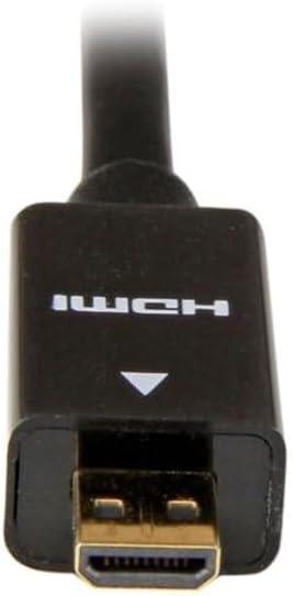 imageStarTechcom 3m Micro HDMI to HDMI Cable with Ethernet  4K 30Hz Video  Durable High Speed Micro HDMI TypeD to HDMI 14 Adapter CableConverter Cord  UHD HDMI MonitorsTVsDisplays  MM HDADMM3MHDMI to Micro HDMI