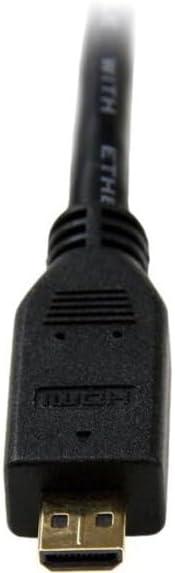 imageStarTechcom 3m Micro HDMI to HDMI Cable with Ethernet  4K 30Hz Video  Durable High Speed Micro HDMI TypeD to HDMI 14 Adapter CableConverter Cord  UHD HDMI MonitorsTVsDisplays  MM HDADMM3MHDMI to Micro HDMI