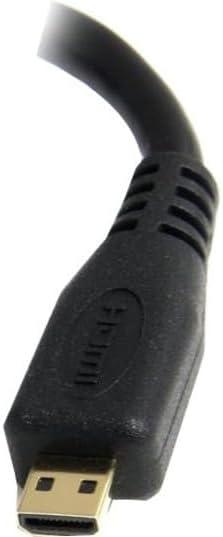 imageStarTechcom 3m Micro HDMI to HDMI Cable with Ethernet  4K 30Hz Video  Durable High Speed Micro HDMI TypeD to HDMI 14 Adapter CableConverter Cord  UHD HDMI MonitorsTVsDisplays  MM HDADMM3MHDMI to Micro HDMI