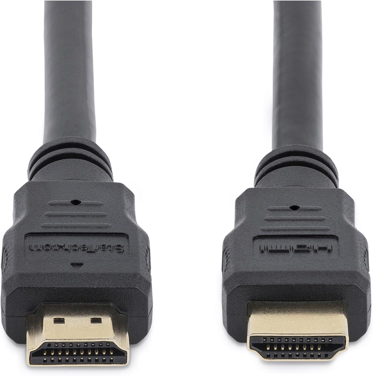 imageStarTechcom 40 ft High Speed HDMI Cable MM  4K  30Hz  No Signal Booster Required  HDMI to HDMI  AudioVideo  GoldPlated HDMM40 Black12 ft  35m