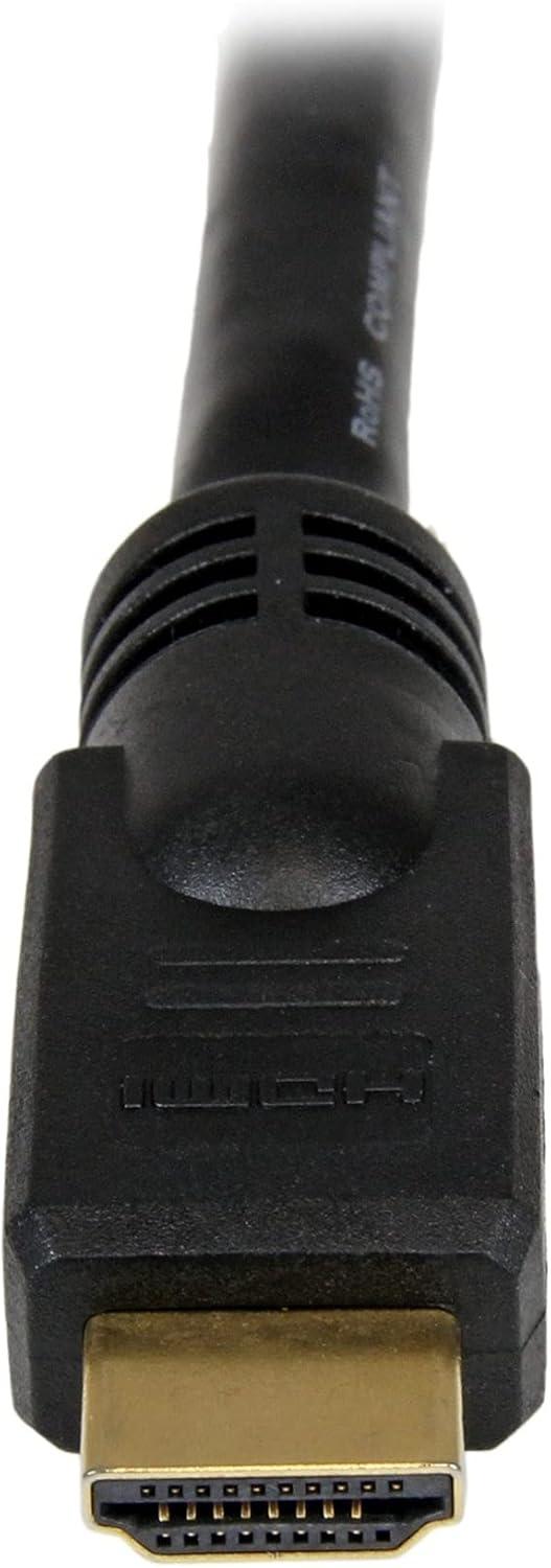 imageStarTechcom 40 ft High Speed HDMI Cable MM 4K 30Hz No Signal Booster Required HDMI to HDMI AudioVideo GoldPlated HDMM40 Black25 ft 75m