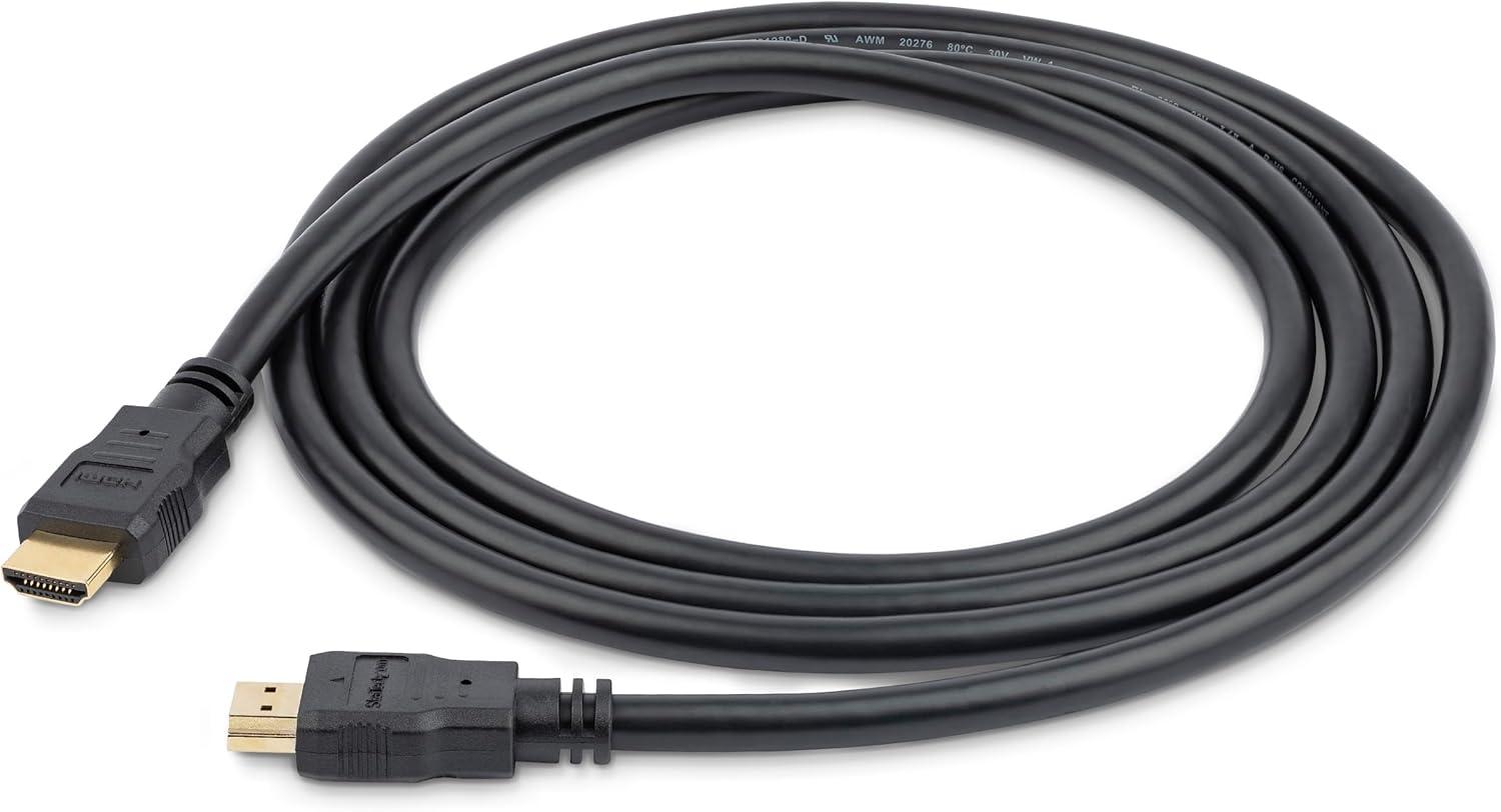 imageStarTechcom 40 ft High Speed HDMI Cable MM  4K  30Hz  No Signal Booster Required  HDMI to HDMI  AudioVideo  GoldPlated HDMM40 Black3 ft  1m