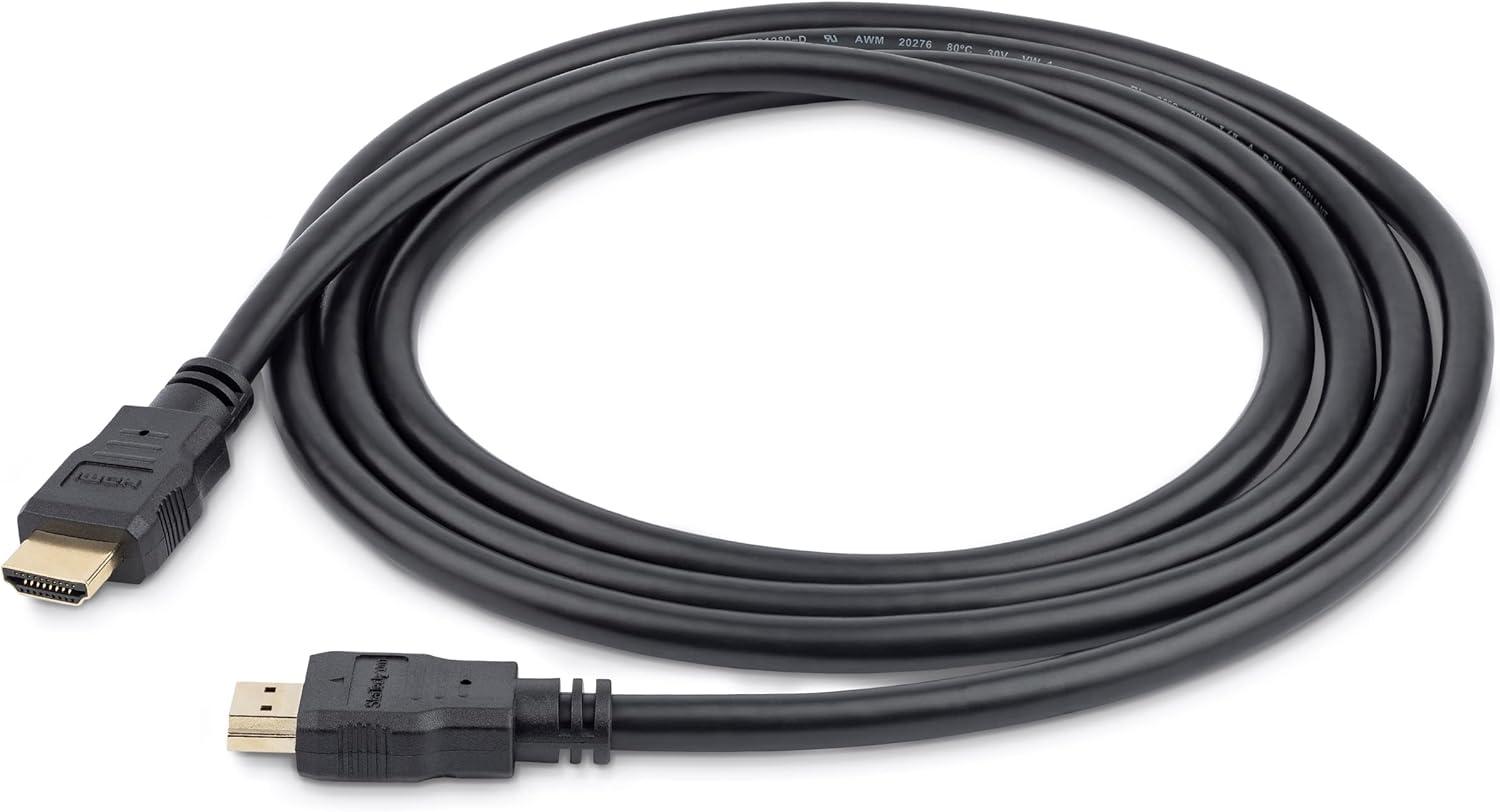 imageStarTechcom 40 ft High Speed HDMI Cable MM  4K  30Hz  No Signal Booster Required  HDMI to HDMI  AudioVideo  GoldPlated HDMM40 Black6 ft  2m