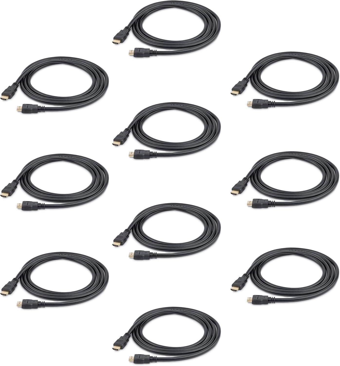 imageStarTechcom 40 ft High Speed HDMI Cable MM  4K  30Hz  No Signal Booster Required  HDMI to HDMI  AudioVideo  GoldPlated HDMM40 Black6 ft  2m