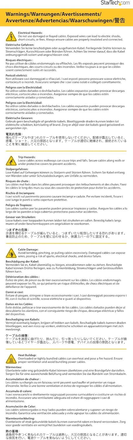 imageStarTechcom 6in High Speed HDMI Port Saver Cable MF Ultra HD 4k x 2k HDMI Cable HDMI Port Saver 6inch HDMIEXTAA6INBlack