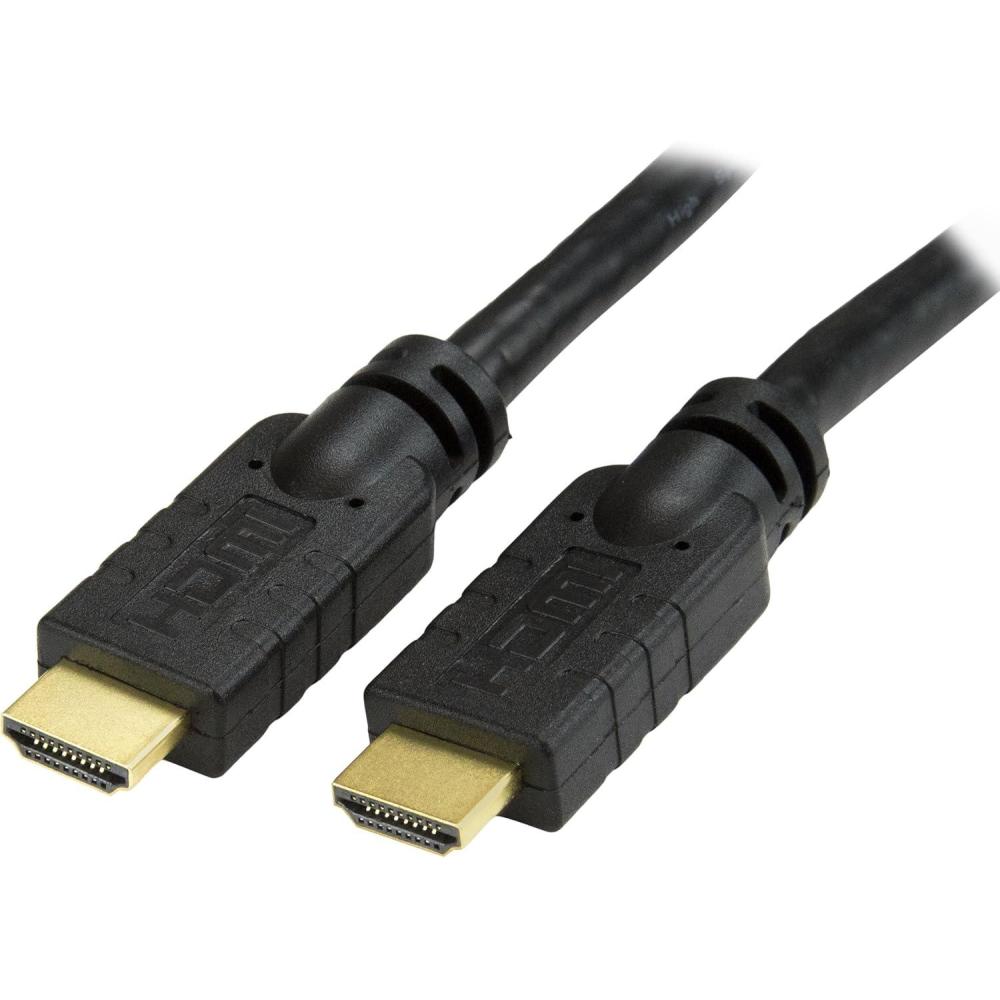 imageStarTechcom 10ft HDMI Cable  4K High Speed HDMI Cable with Ethernet  4K 30Hz UHD HDMI Cord  102 Gbps Bandwidth  HDMI 14 Video  Display Cable MM 28AWG  HDCP 14  Black HDMIMM10HS20 ft