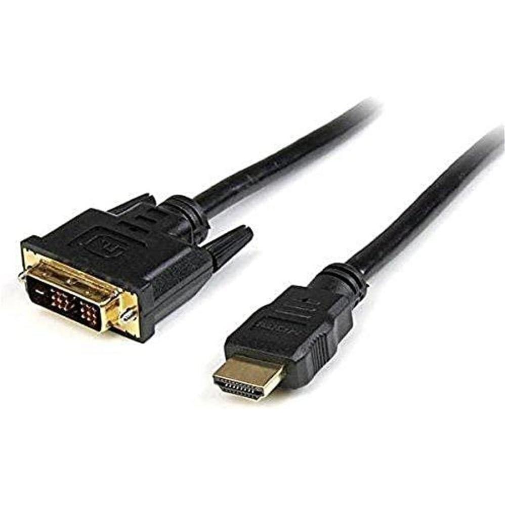 imageStarTechcom 3 ft HDMI to DVID Cable HDMI to DVI Adapter Converter Cable 1x DVID Male 1x HDMI Male Black 3 feet HDDVIMM315 ft 45 m