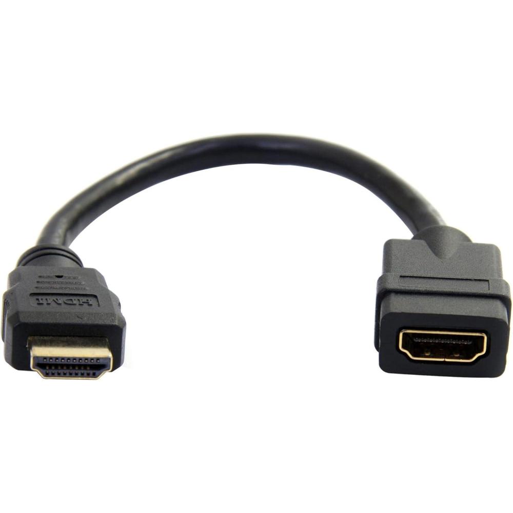 imageStarTechcom 6in High Speed HDMI Port Saver Cable MF  Ultra HD 4k x 2k HDMI Cable  HDMI Port Saver 6inch HDMIEXTAA6INBlack