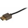 StarTech.com 1m Slim HDMI Cable w/ Low Profile Metal Connectors – 4K High Speed HDMI Cable w/ Ethernet – 4K 30Hz UHD HDMI Cord – 10.2 Gbps – HDMI 1.4 Video / Display Cable 36AWG – HDCP 1.4 (HDPSMM1M)(3ft (1m))