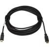 StarTech.com 30ft (10m) HDMI 2.0 Cable – 4K 60Hz Active HDMI Cable – CL2 Rated for In Wall Installation – Long Durable High Speed UHD HDMI Cable – HDR, 18Gbps – Male to Male Cord – Black (HD2MM10MA)(30 ft (Active))