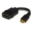 StarTech.com 3m Micro HDMI to HDMI Cable with Ethernet – 4K 30Hz Video – Durable High Speed Micro HDMI Type-D to HDMI 1.4 Adapter Cable/Converter Cord – UHD HDMI Monitors/TVs/Displays – M/M (HDADMM3M)(5in / 13cm)