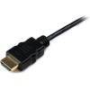 StarTech.com 3m Micro HDMI to HDMI Cable with Ethernet – 4K 30Hz Video – Durable High Speed Micro HDMI Type-D to HDMI 1.4 Adapter Cable/Converter Cord – UHD HDMI Monitors/TVs/Displays – M/M (HDADMM3M)(10 ft / 3m)