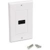 StarTech.com Single Outlet Female HDMI Wall Plate White – Wall mount plate – white – HDMIPLATE