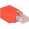 StarTech.com Cat6 Cable – Cat6 Crossover Adapter – GbE – Red – Ethernet Network Cable (C6CROSSOVER)