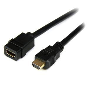StarTech.com 2m HDMI Extension Cable – Ultra HD 4k x 2k HDMI Cable M/F – 2m HDMI Extension – HDMI Male Female Cable – HDMI Extension cord (HDEXT2M),Black(Electronic Cable)