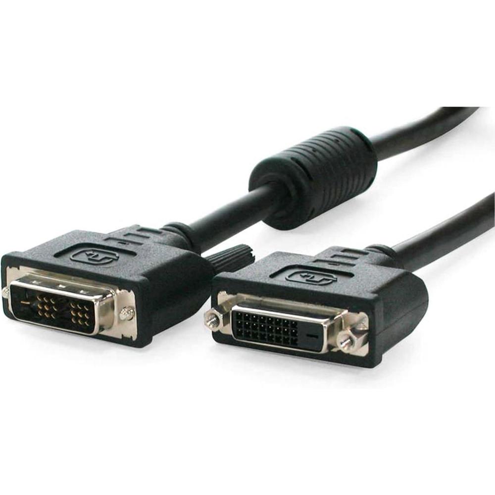 imageStarTechcom DVI Extension Cable 10 ft Single Link Male to Female Cable 1920x1200 DVID Cable Computer Monitor Cable DVI Cord DVIDSMF10Black15 ft 45m
