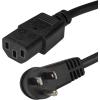 StarTech.com 10ft (3m) Computer Power Y Cord, NEMA 5-15P to 2x C13, 10A 125V, 18AWG, Replacement AC Power Cord, Printer Power Cord, PC Power Supply Cable, Monitor Power Cable – UL Listed (PXT101Y10)(10 ft)