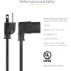 StarTech.com 10ft (3m) Computer Power Y Cord, NEMA 5-15P to 2x C13, 10A 125V, 18AWG, Replacement AC Power Cord, Printer Power Cord, PC Power Supply Cable, Monitor Power Cable – UL Listed (PXT101Y10)(3 ft)