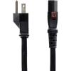 StarTech.com 10ft (3m) Computer Power Y Cord, NEMA 5-15P to 2x C13, 10A 125V, 18AWG, Replacement AC Power Cord, Printer Power Cord, PC Power Supply Cable, Monitor Power Cable – UL Listed (PXT101Y10)(12 ft)