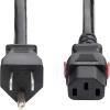 StarTech.com 10ft (3m) Computer Power Y Cord, NEMA 5-15P to 2x C13, 10A 125V, 18AWG, Replacement AC Power Cord, Printer Power Cord, PC Power Supply Cable, Monitor Power Cable – UL Listed (PXT101Y10)(12 ft)