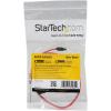 StarTech.com 18in SATA to Left Angle SATA Serial ATA Cable – F/F (SATA18LA1), Red(Red)