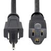 StarTech.com 3ft (1m) Power Extension Cord, NEMA 5-15R to NEMA 5-15P Black Extension Cord, 13A 125V, 16AWG, Outlet Extension Power Cable, NEMA 5-15R to NEMA 5-15P AC Power Cord – UL Listed (PAC1013)(3 ft)