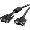 StarTech.com DVI-I Extension Cable – 10 ft – Dual Link – Digital and Analog – Male to Female Cable – Computer Monitor Cable – DVI Cord (DVIIDMF10),Black(10 ft)